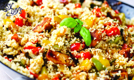 Couscous with roasted red pepper