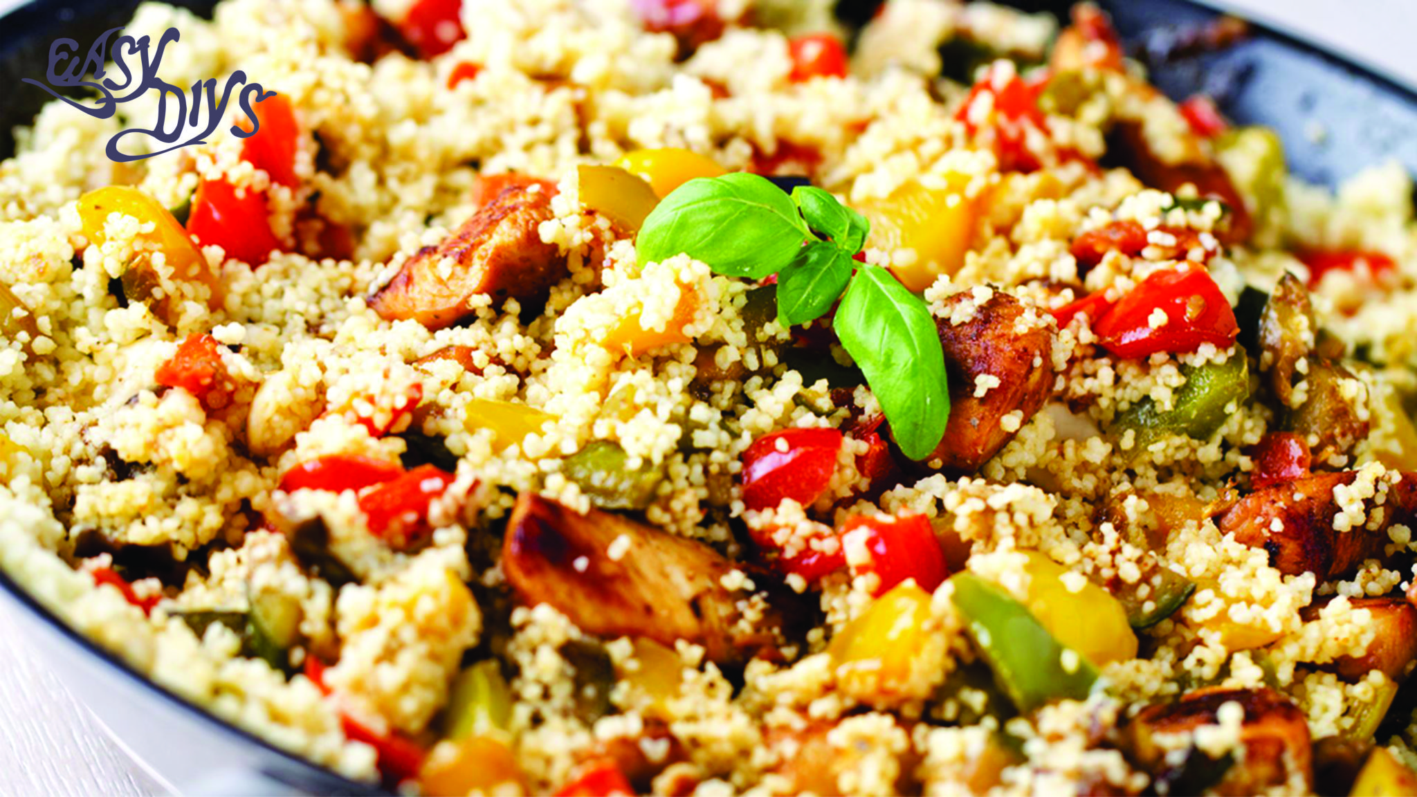 Couscous with roasted red pepper