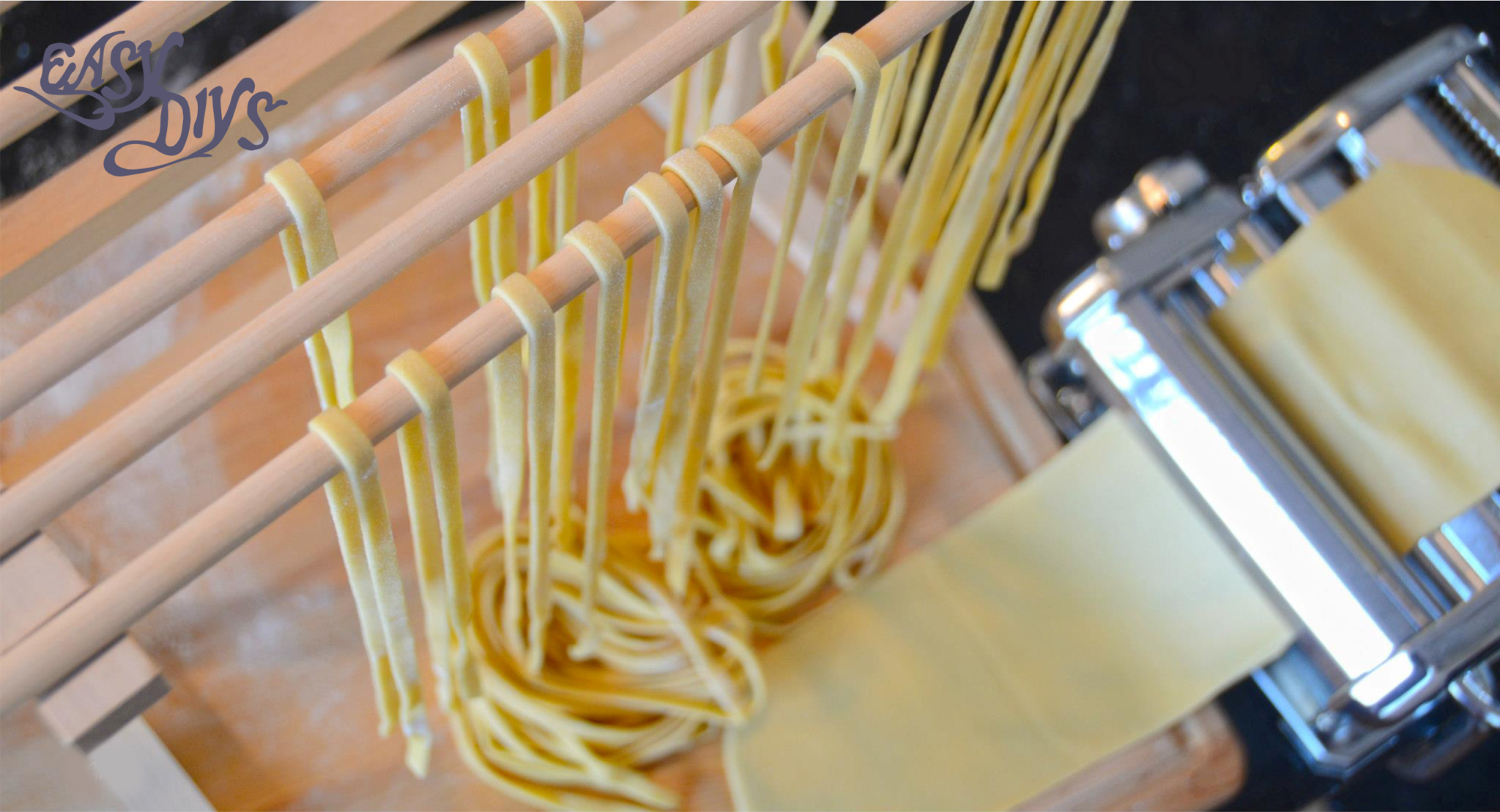 Make fresh tagliatelle pasta