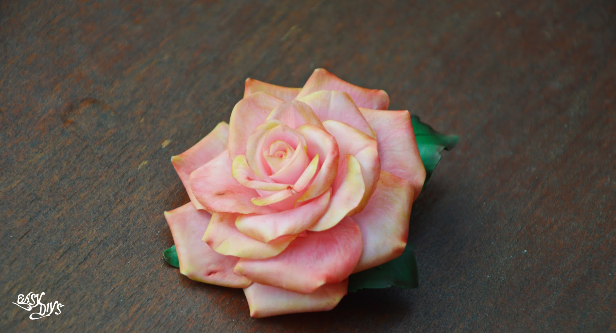 Cold Porcelain Clay roses diy