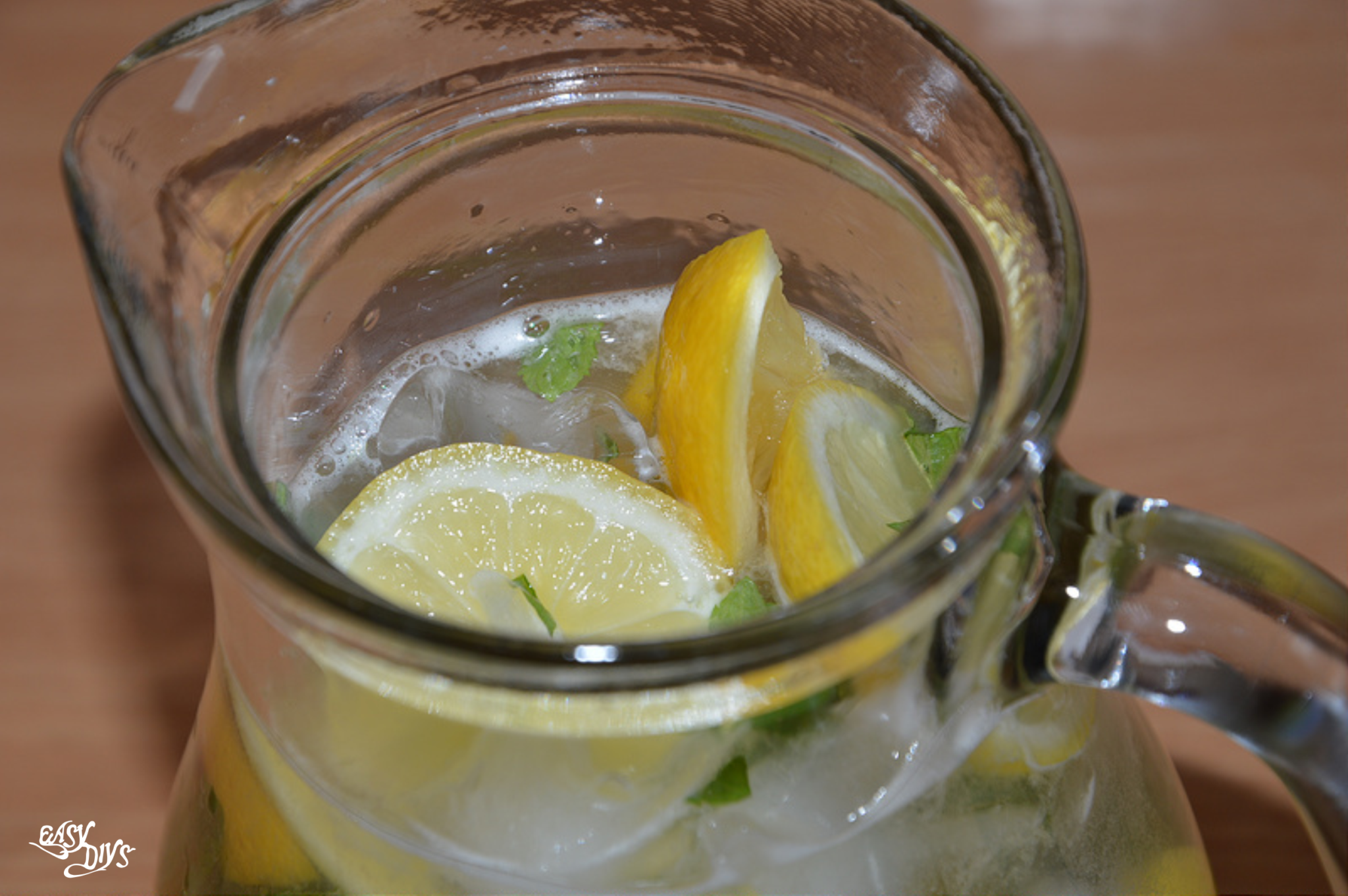 Homemade Honey Lemonade with Fresh Mint recipe