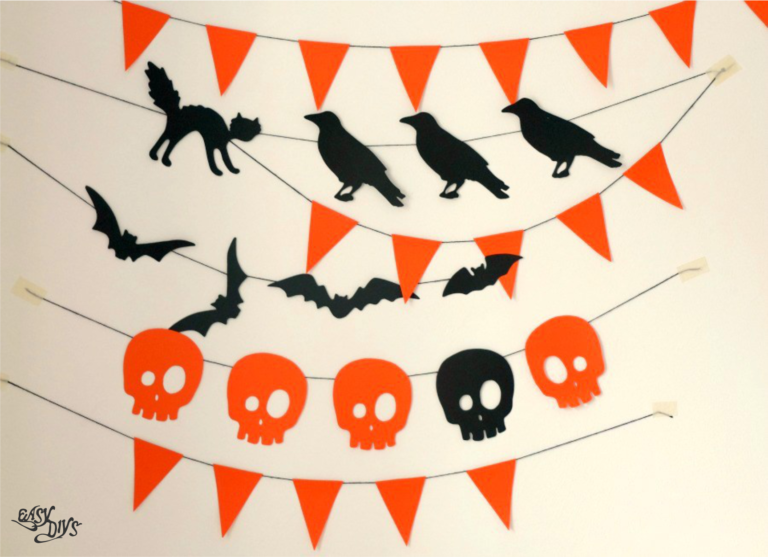 Easy DIY Halloween Garland | Easy DIYs
