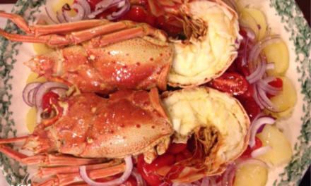 Catalan style lobster recipe