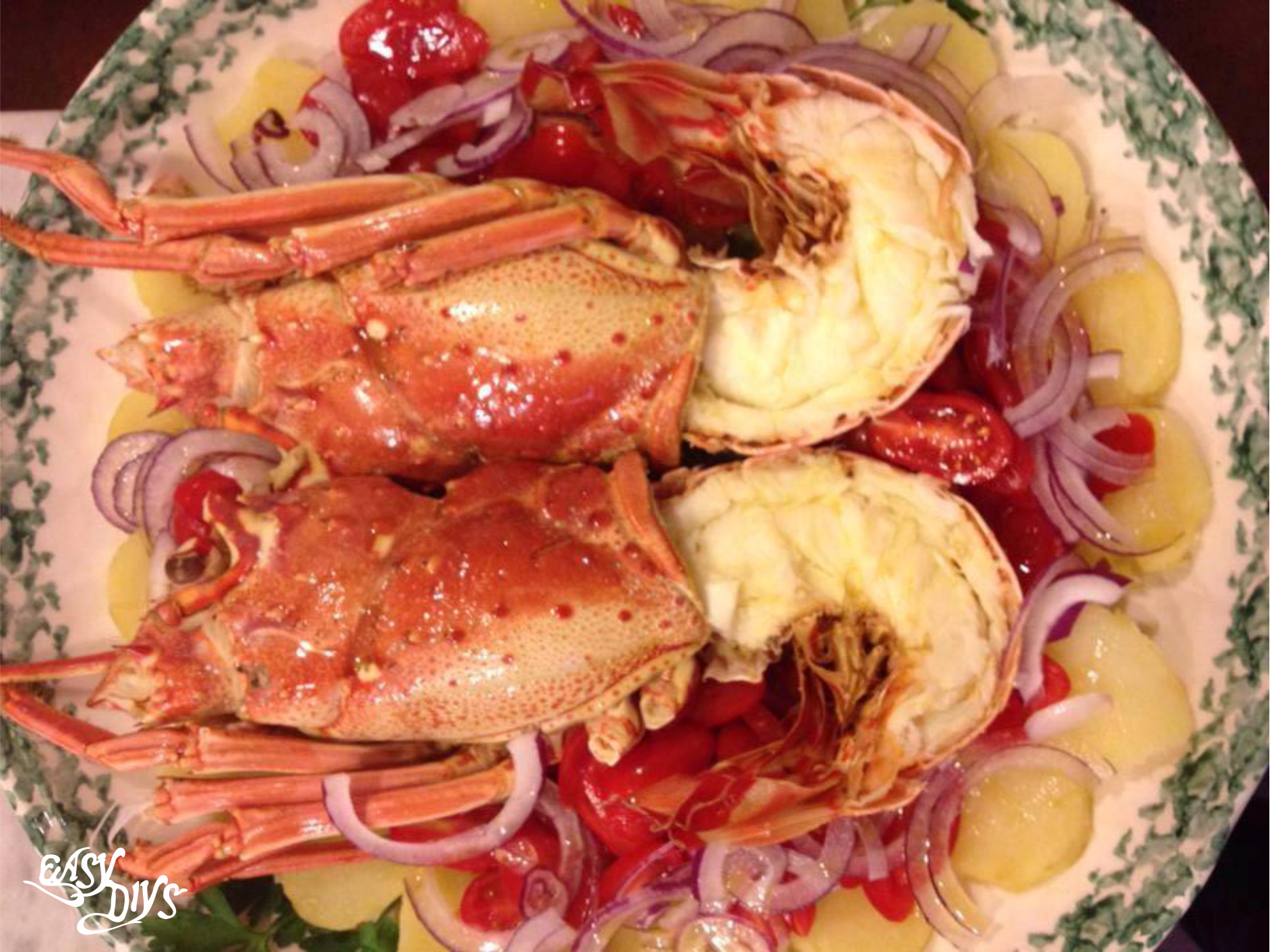 Catalan style lobster recipe